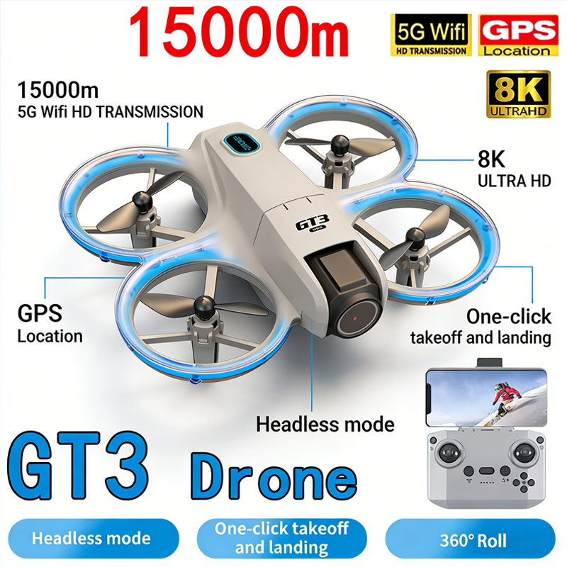 Drone Video Production - Nuevo GT3 MAX Drone 8K HD