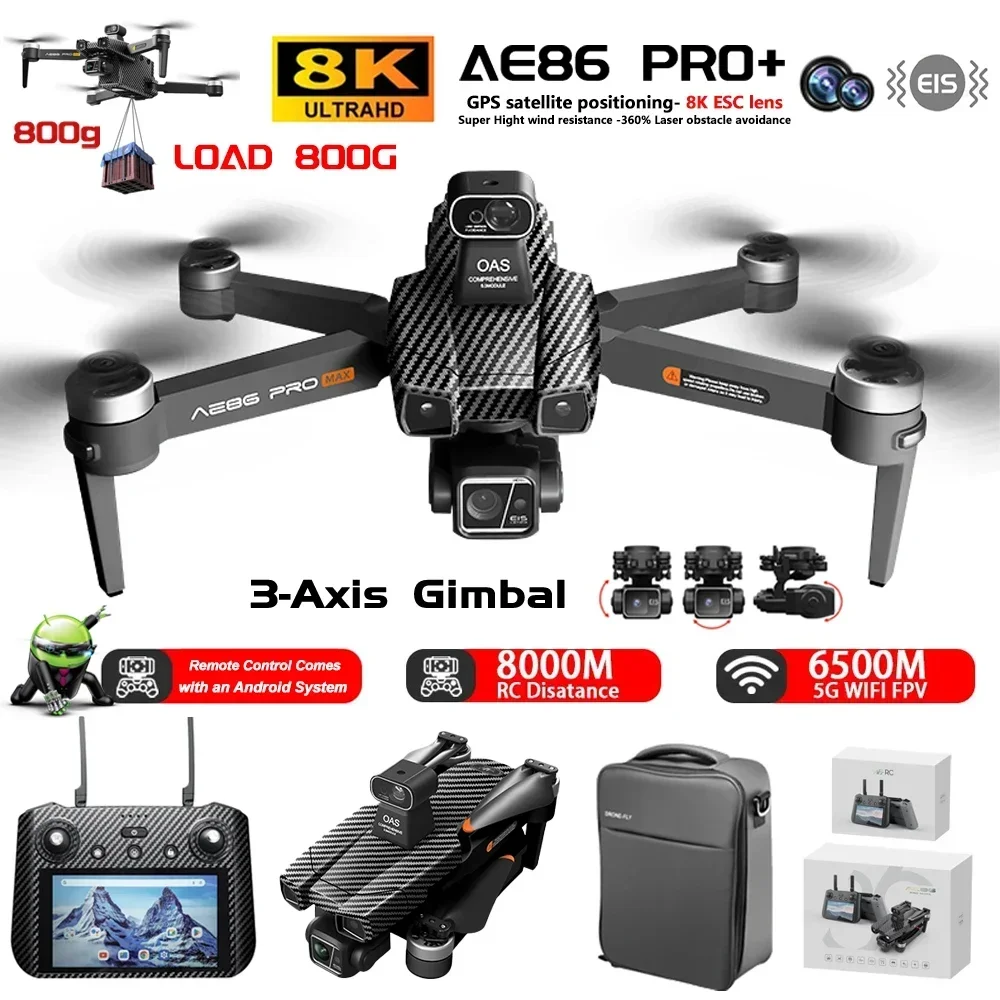 Drone Thermal Imaging - AE86 PRO MAX GPS Drone profesional