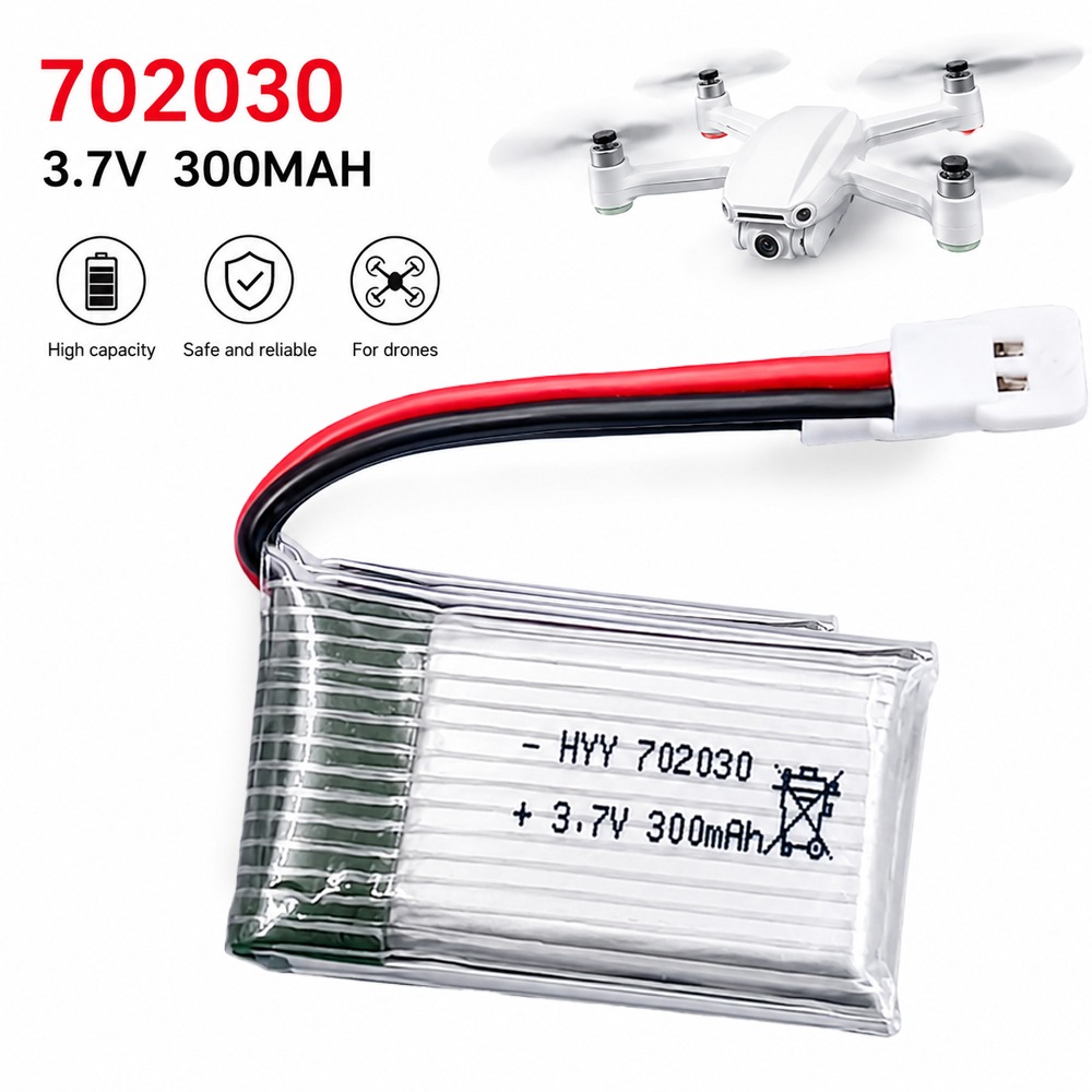 Batería Lipo de 3,7 V y 300mAH - Eachine Drone E010 reseña y precio