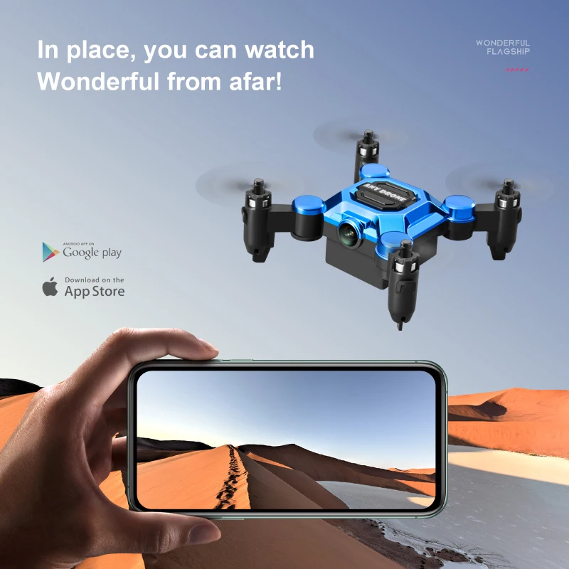 Mini Dron Plegable K04 para Fo - Drone Video Production reseña y precio