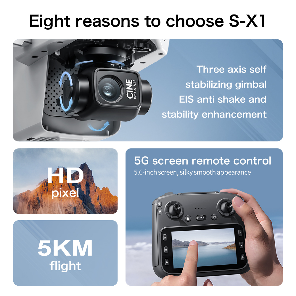 Oferta Especial: Dron GPS S-X1 - Drone Photogrammetry reseña y precio